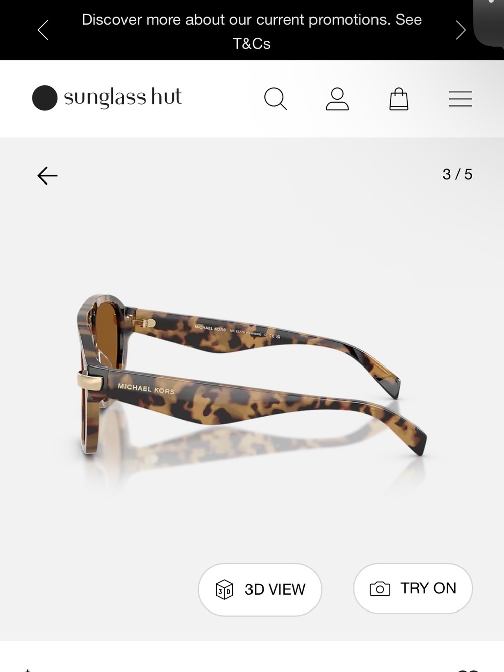 Michael Kors Women’s Tortoiseshell Sunglasses - Brown